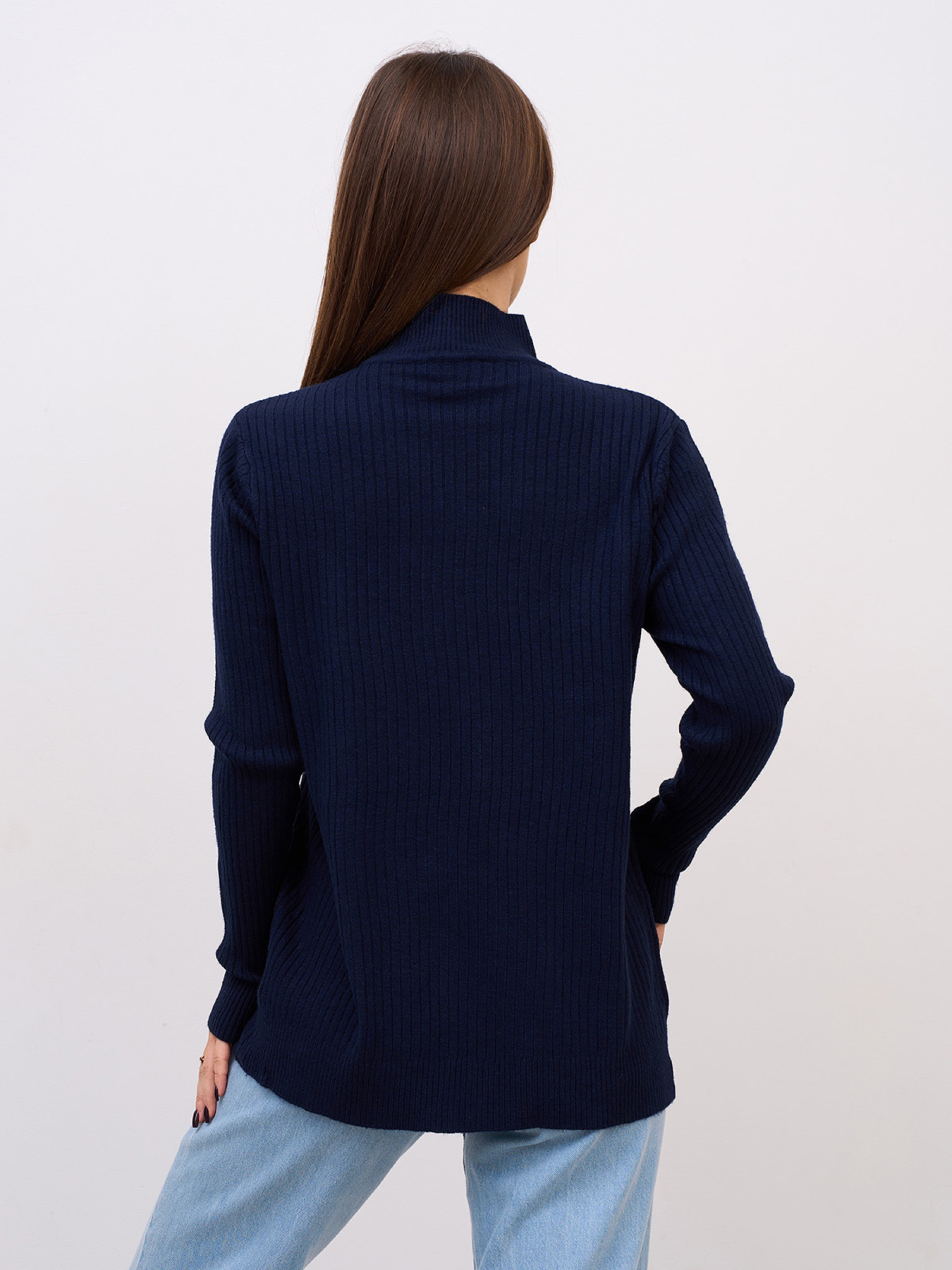 Водолазка ISSA Plus модель WN20-720_темно-синий Фото