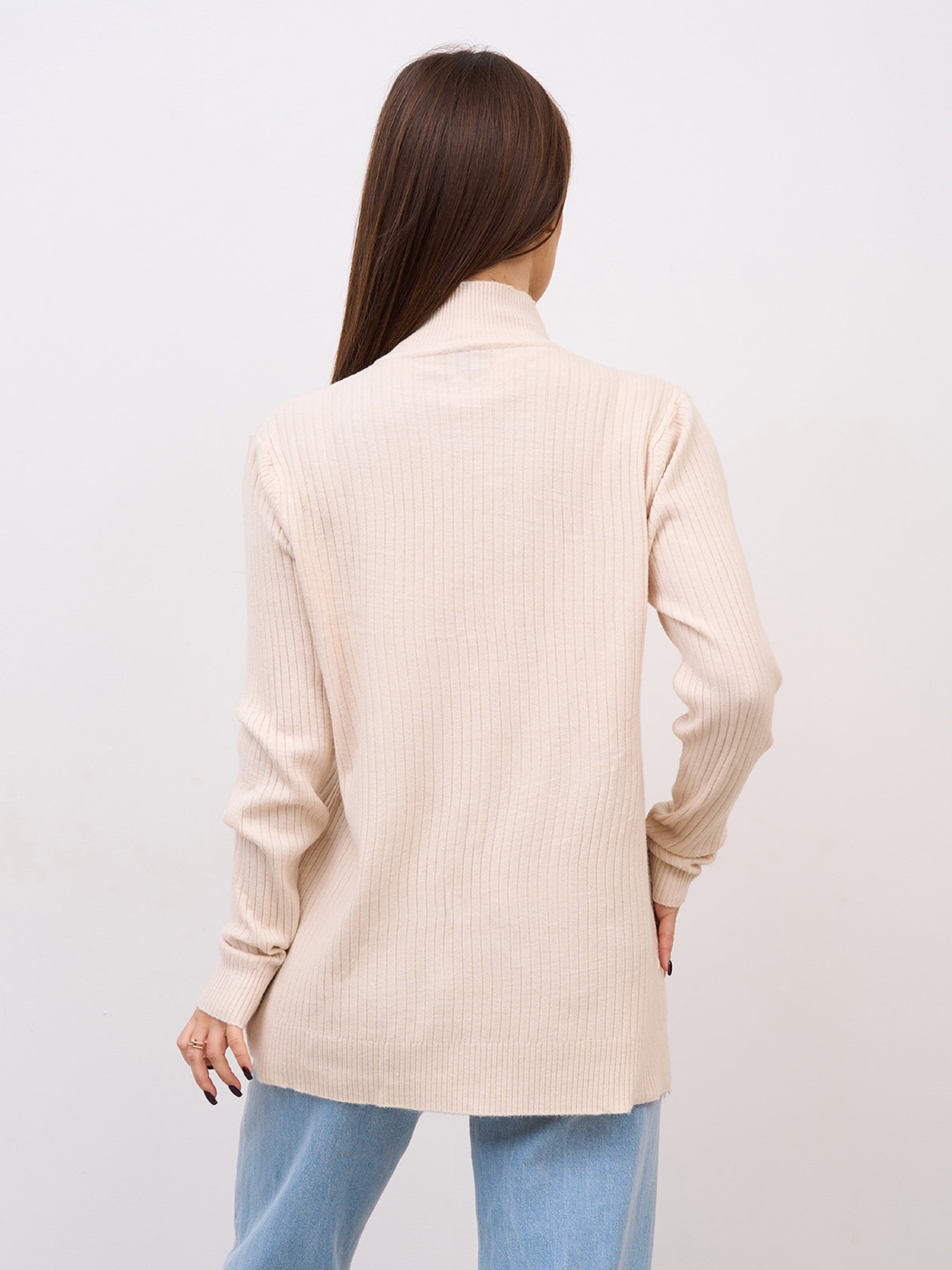 Водолазка ISSA Plus модель WN20-720_молочный Фото