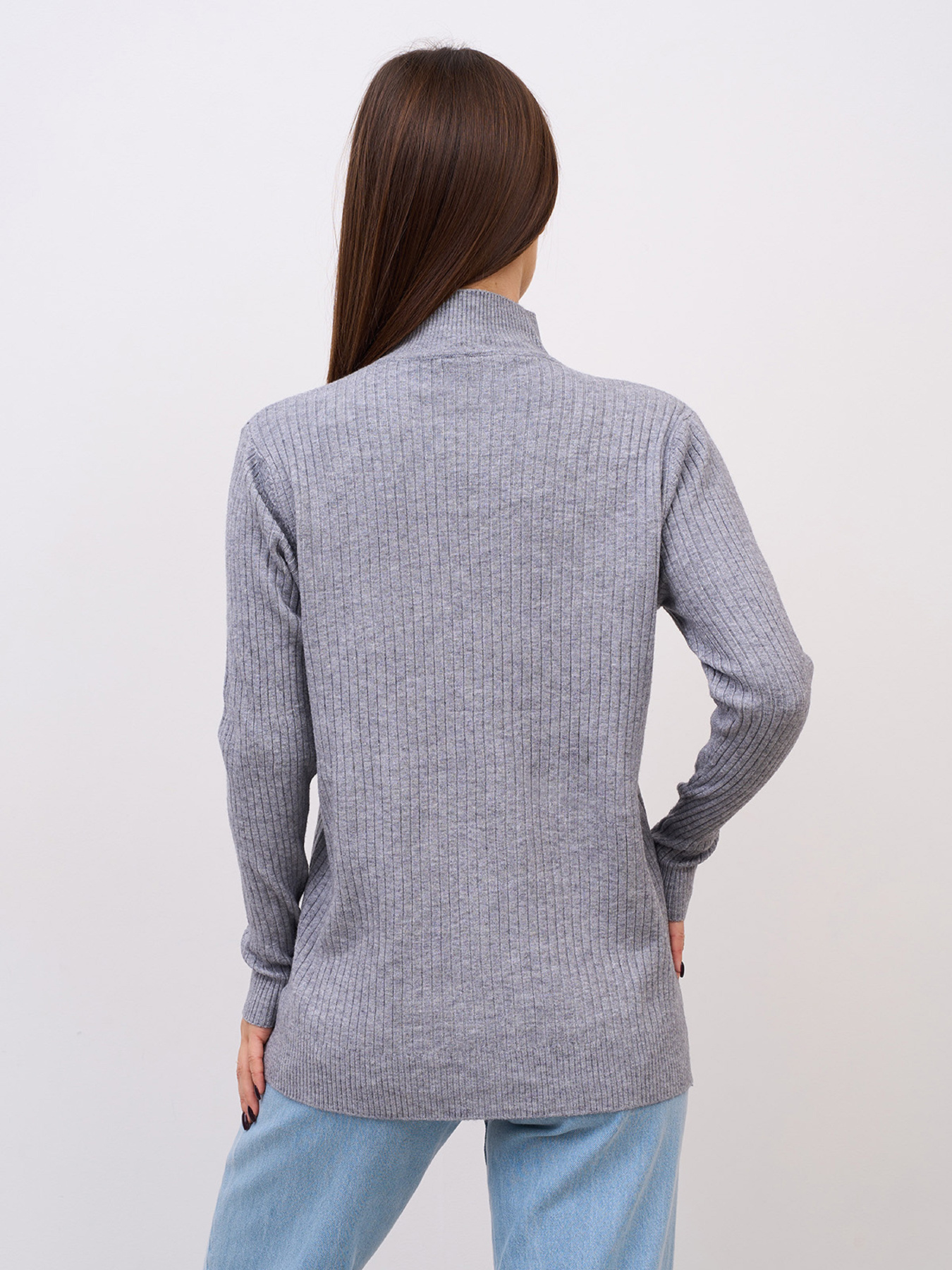 Водолазка ISSA Plus модель WN20-720_серый Фото