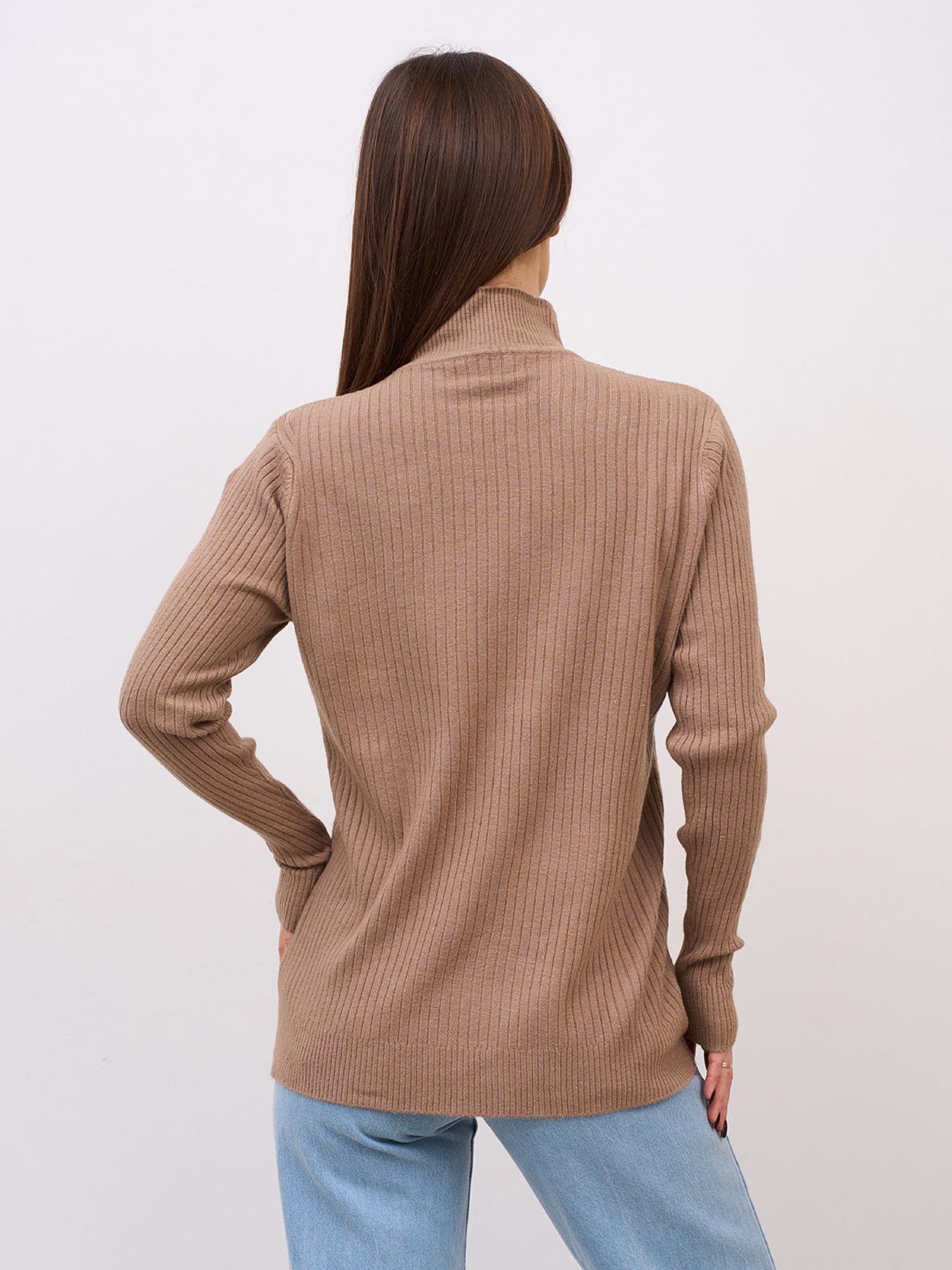 Водолазка ISSA Plus модель WN20-720_бежевый Фото