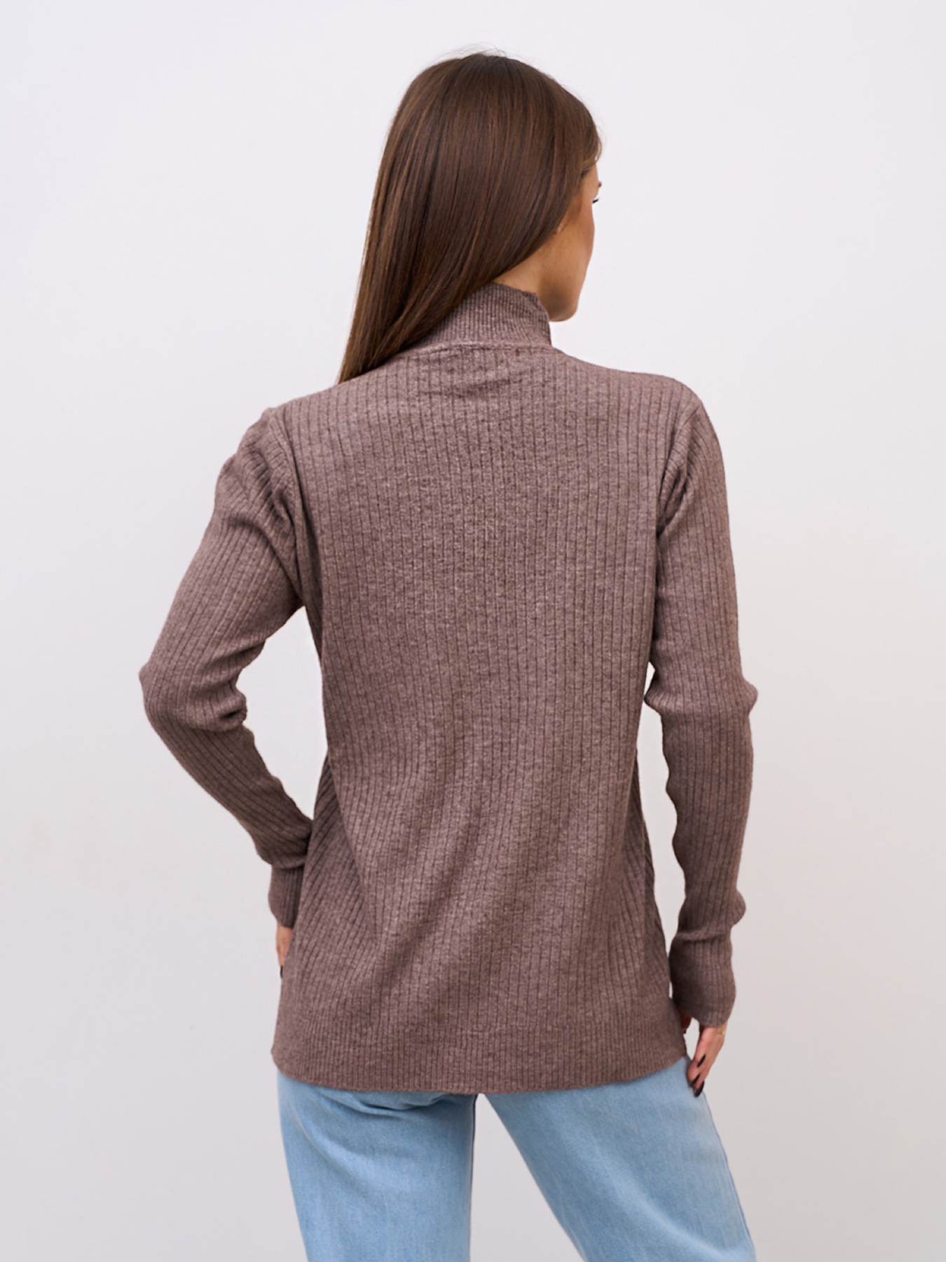 Водолазка ISSA Plus модель WN20-720_коричневый Фото