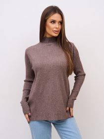 Водолазка ISSA Plus модель WN20-720_коричневый Фото