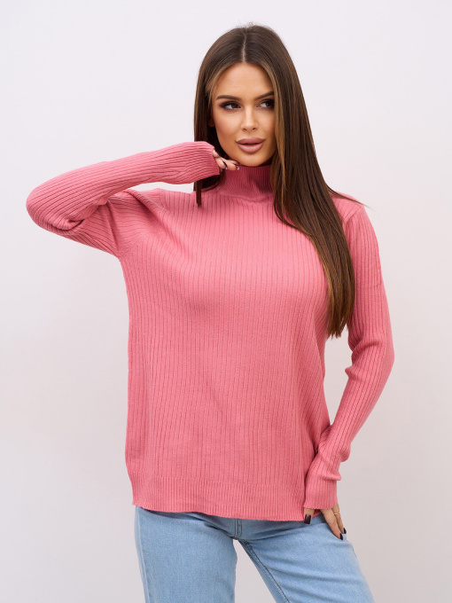 Водолазка ISSA Plus модель WN20-720_розовый Фото