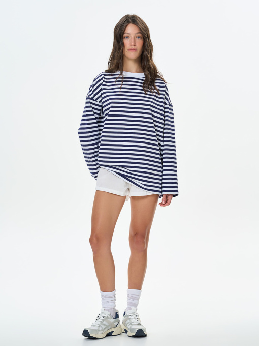 Лонгслив Роза модель 241217_blue Фото