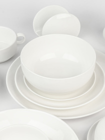 Піала "Перлина" порцелянова MBM MY HOME модель KP-95 WHITE Фото