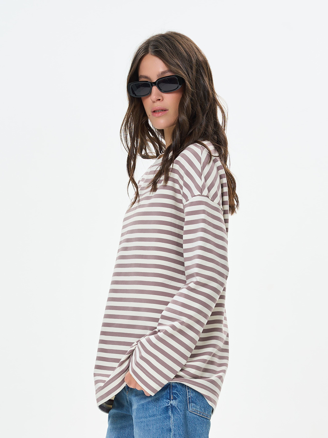 Лонгслів Роза модель copy_241217_blue Фото