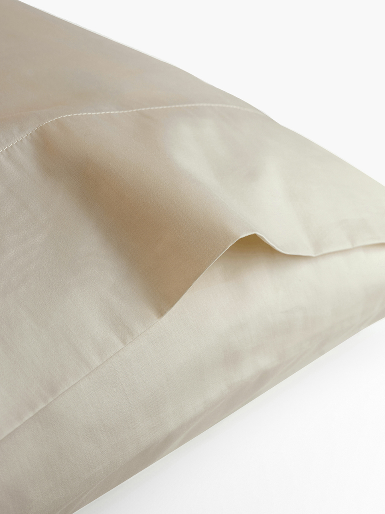 Наволочка "Місячне сяйво" з натурального сатину MBM MY HOME модель BL-P-10 BEIGE Фото