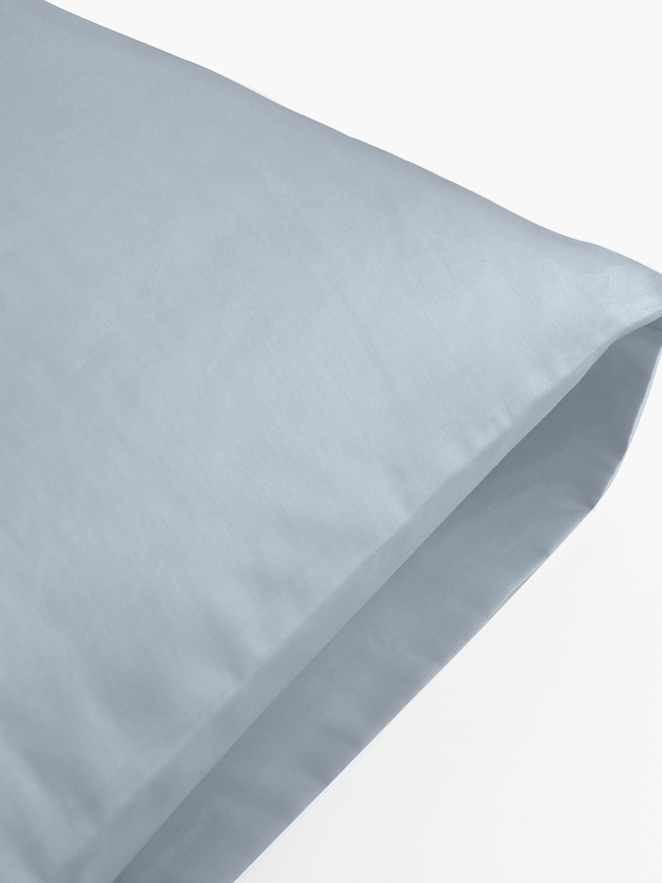 Наволочка "Місячне сяйво" з натурального сатину MBM HOME модель BL-P-10 CLOUDY GRAY Фото