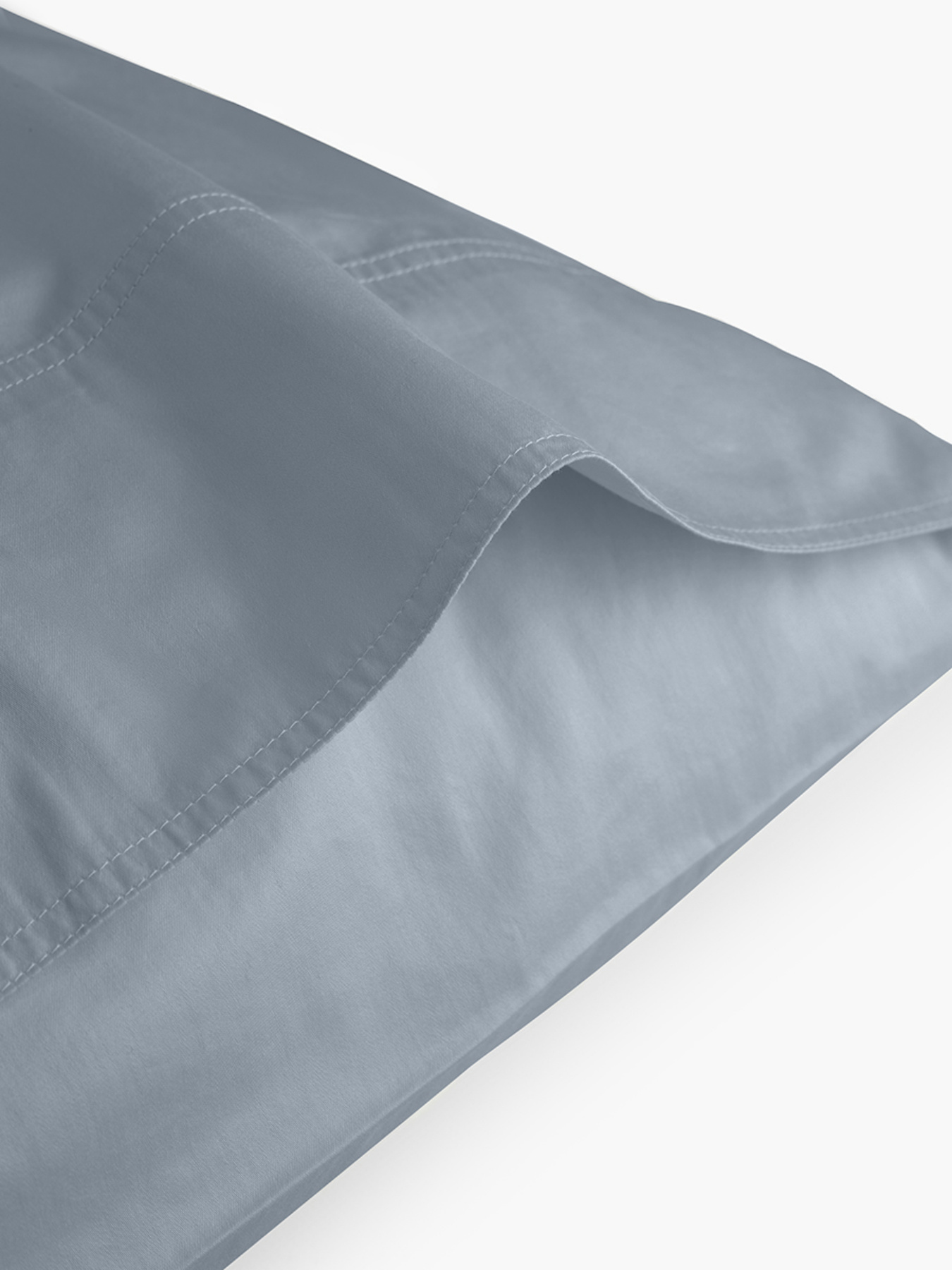 Наволочка "Елегія" з натурального вареного сатину MBM MY HOME модель BL-P-11 CLOUDY GRAY Фото