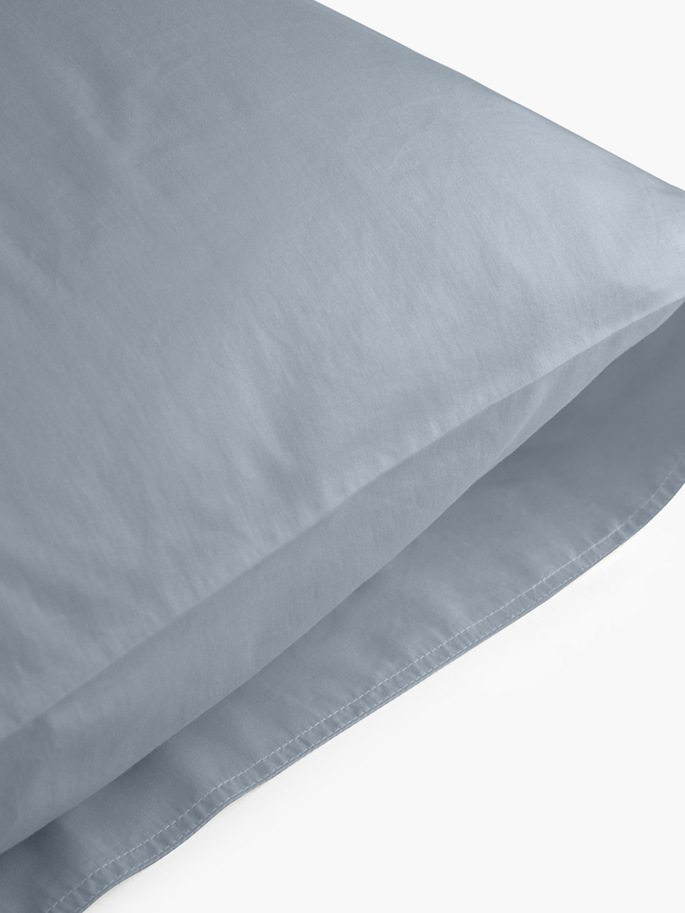 Наволочка "Елегія" з натурального вареного сатину MBM MY HOME модель BL-P-11 CLOUDY GRAY Фото