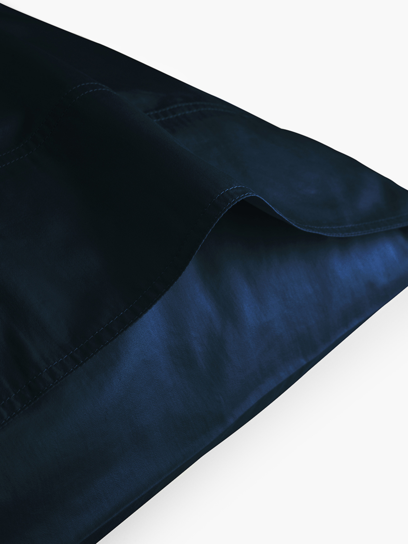 Наволочка "Элегия" из натурального вареного сатина MBM MY HOME модель BL-P-11 DEEP BLUE Фото