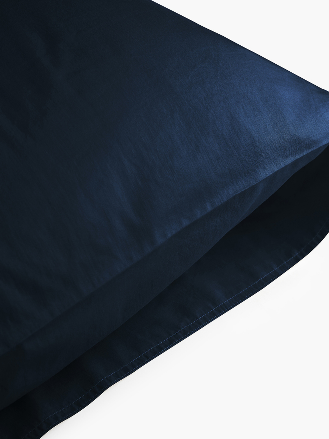 Наволочка "Элегия" из натурального вареного сатина MBM MY HOME модель BL-P-11 DEEP BLUE Фото