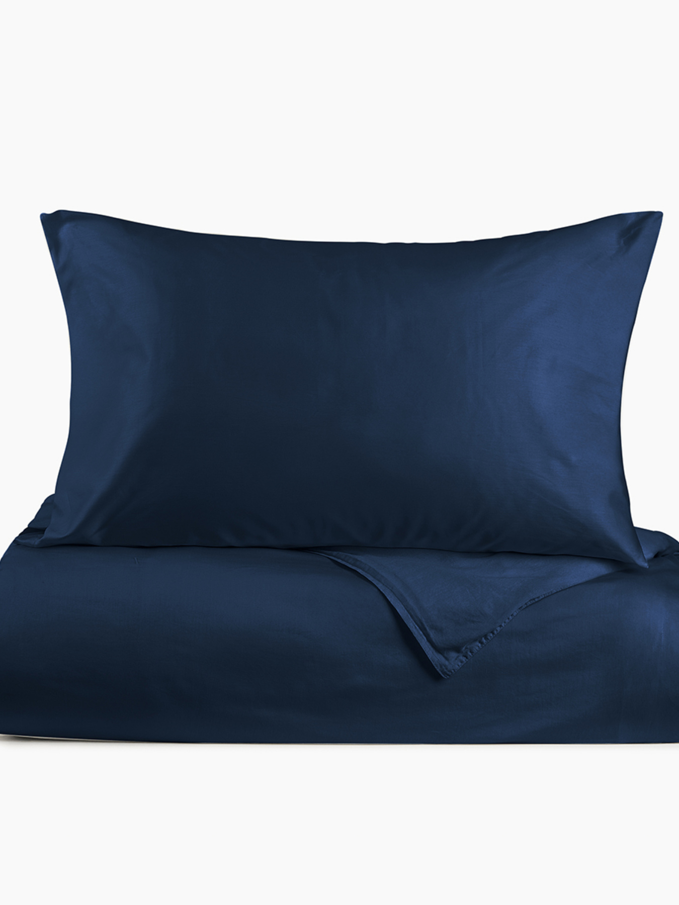 Наволочка "Элегия" из натурального вареного сатина MBM MY HOME модель BL-P-11 DEEP BLUE Фото