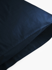 Наволочка "Элегия" из натурального вареного сатина MBM MY HOME модель BL-P-11 DEEP BLUE Фото