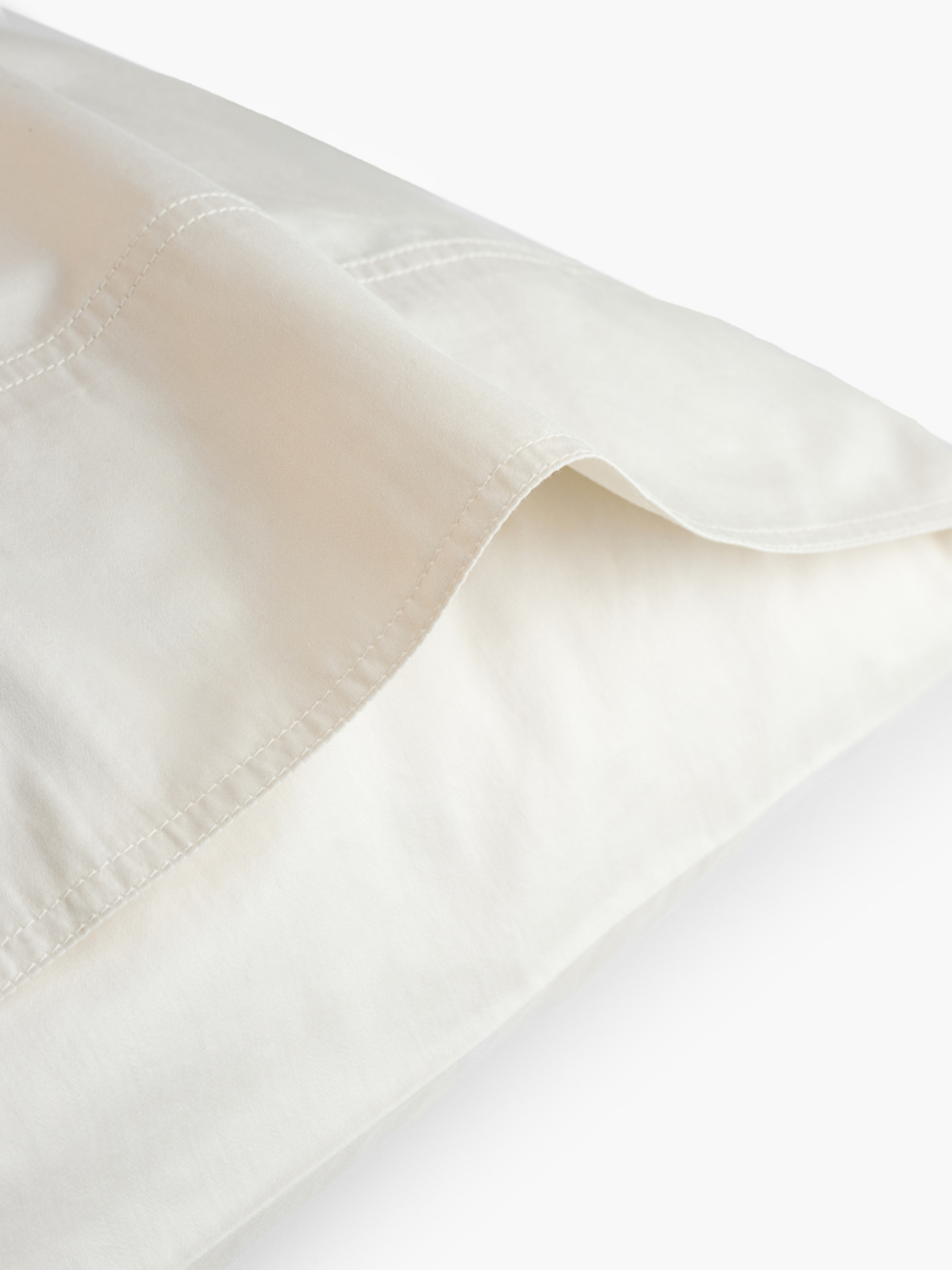 Наволочка "Элегия" из натурального вареного сатина MBM MY HOME модель BL-P-11 IVORY Фото