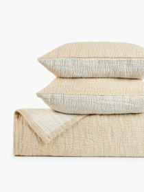 Наволочка декоративная "Дзен" з из муслина MBM HOME модель BL-P-13 IVORY/BEIGE Фото