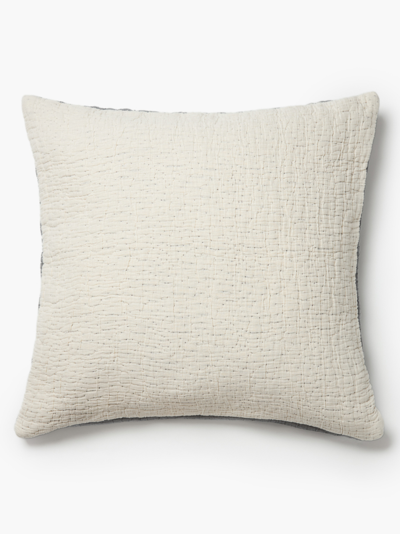 Наволочка декоративная "Дзен" з из муслина MBM MY HOME модель BL-P-13 IVORY/CLOUDY GRAY Фото