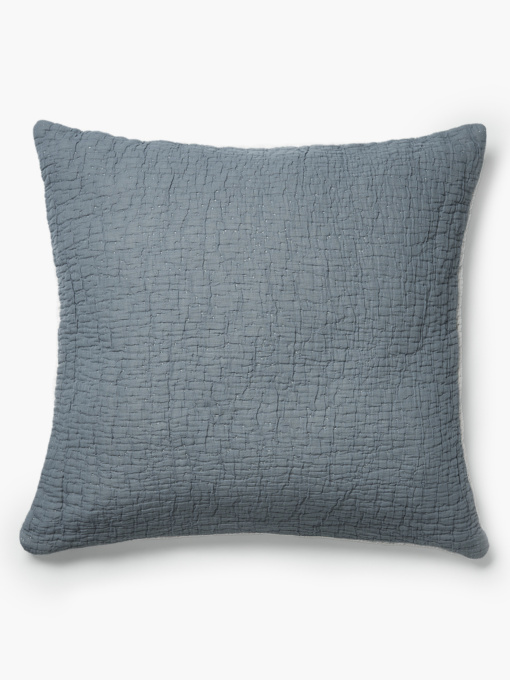 Наволочка декоративная "Дзен" з из муслина MBM HOME модель BL-P-13 IVORY/CLOUDY GRAY Фото