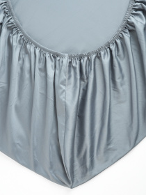 Простынь на резинке "Лунное сияние" из натурального сатина MBM HOME модель BL-FS-17/18/19 CLOUDY GRAY Простынь на резинке "Лунное сияние" из натурального сатина MBM HOME модель BL-FS-17/18/19 CLOUDY GRAY Фото