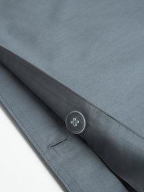 Пододеяльник "Лунное сияние" из натурального сатина MBM HOME модель BL-DC-15/16 CLOUDY GRAY Фото