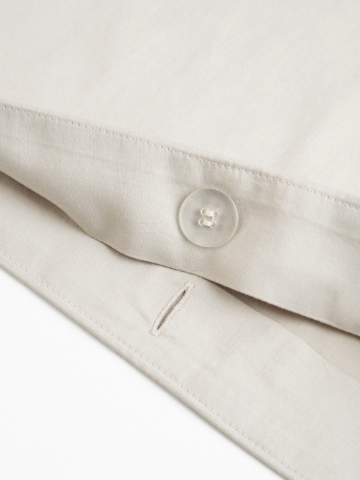 Пододеяльник "Элегия" из натурального вареного сатина MBM MY HOME модель BL-DC-17/18 IVORY Фото