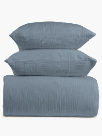 Пододеяльник "Сатори" из муслина MBM MY HOME модель BL-DC-19/20 CLOUDY GRAY Фото