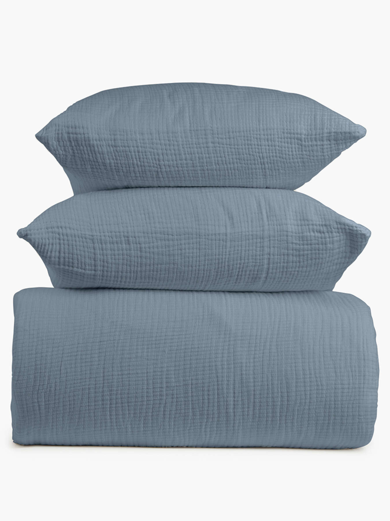 Пододеяльник "Сатори" из муслина MBM HOME модель BL-DC-19/20 CLOUDY GRAY Фото