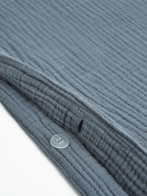 Пододеяльник "Сатори" из муслина MBM HOME модель BL-DC-19/20 CLOUDY GRAY Фото