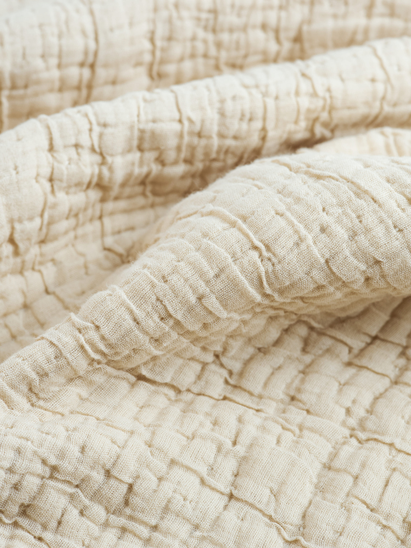 Покривало "Дзен" з мусліну MBM HOME модель BL-FS-25/26/28 IVORY/BEIGE Фото