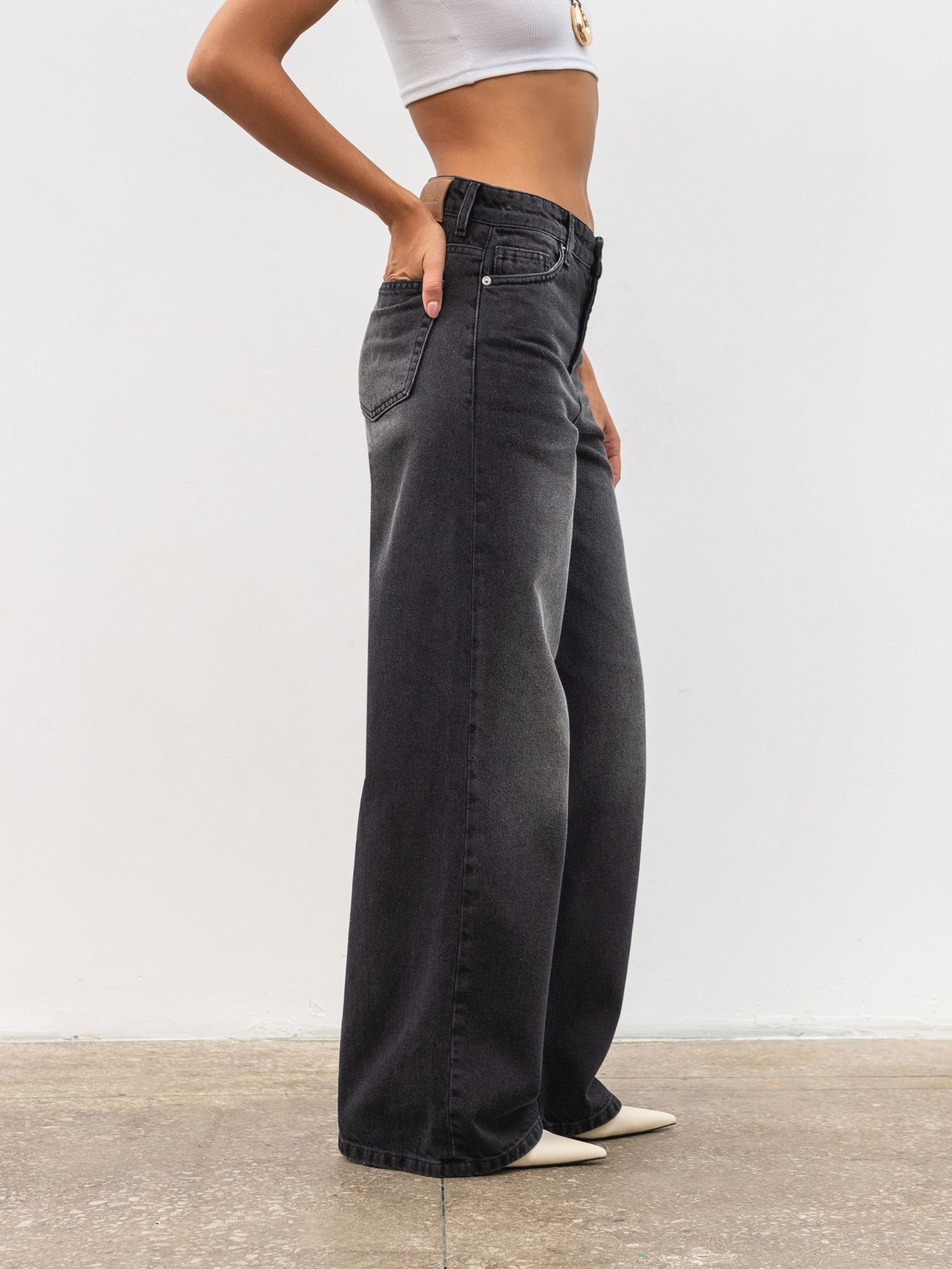 Широкі джинси Romashka Вейв модель 205040704084 Фото