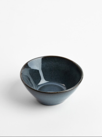 Піала "Фйорд" з кам'яної кераміки темно-синя MBM HOME модель KP-131 DEEP BLUE Фото