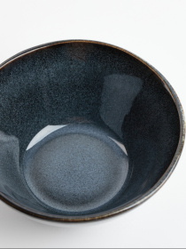 Піала "Фйорд" з кам'яної кераміки темно-синя MBM HOME модель KP-131 DEEP BLUE Фото