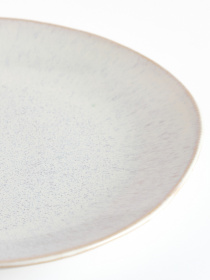 Тарілка "Фйорд" з кам'яної кераміки айворі MBM HOME модель KP-126 IVORY Фото