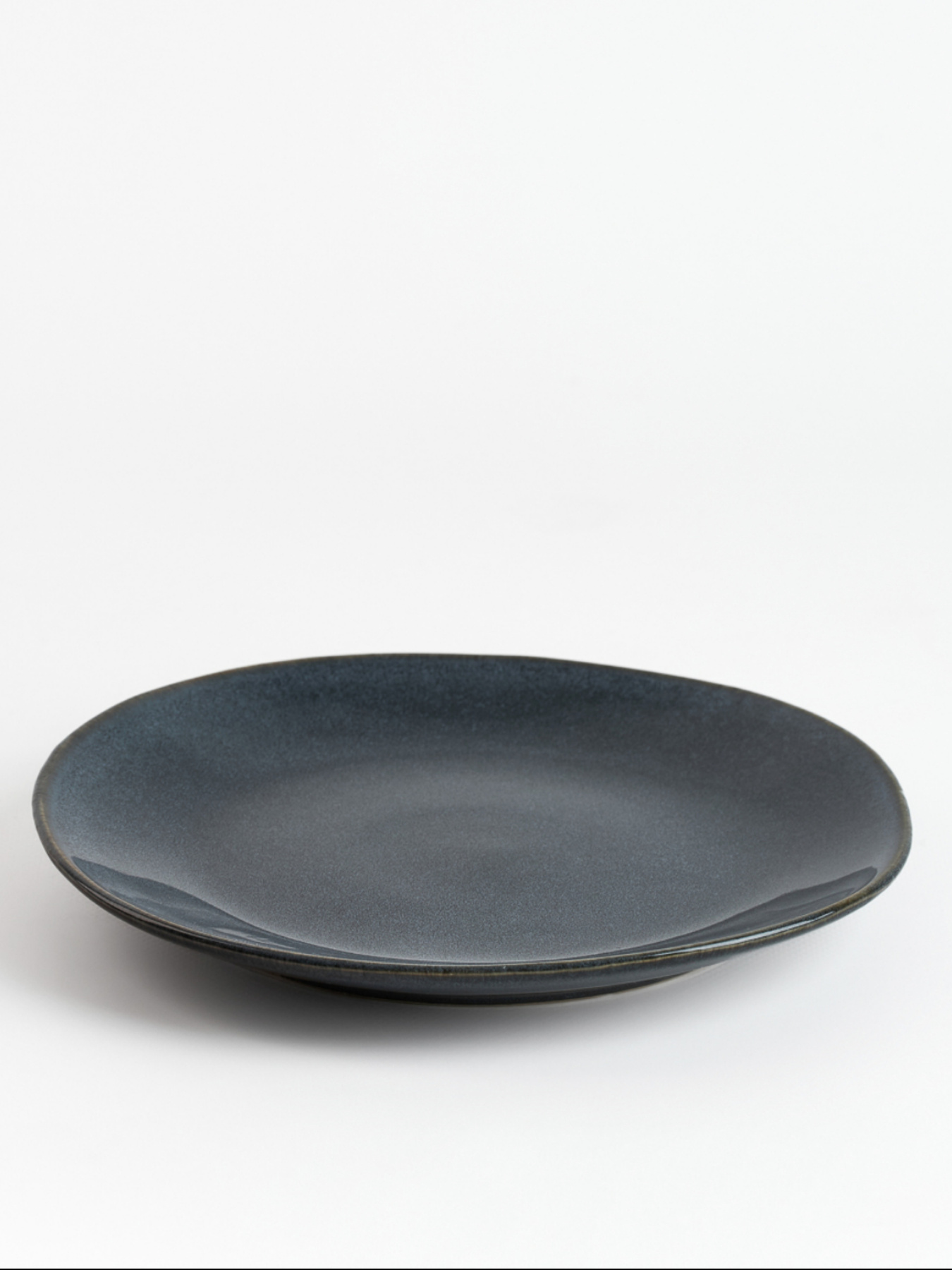 Тарелка "Фьорд" из каменной керамики темно-синяя MBM MY HOME модель KP-126 DEEP BLUE Фото