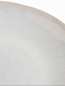 Тарілка "Фйорд" кам'яної кераміки айворі MBM MY HOME модель KP-127 IVORY Фото