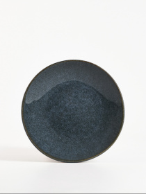 Тарелка "Фьорд" кам'яної кераміки темно-синяя MBM MY HOME модель KP-127 DEEP BLUE Фото