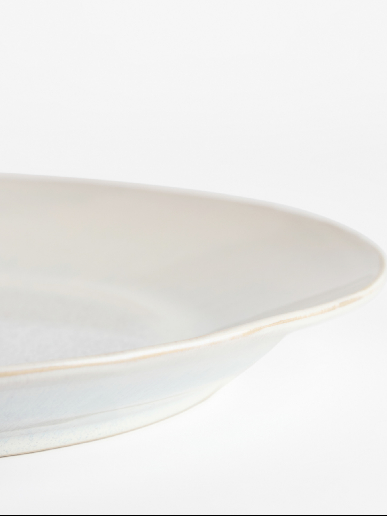 Тарелка "Фьорд" из каменной керамики айвори MBM HOME модель KP-128 IVORY Фото