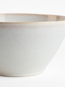 Тарелка глубокая "Фьорд из каменной керамики айвори MBM MY HOME модель KP-129 IVORY Фото