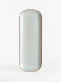 Тарелка прямоугольная "Фьорд" из каменной керамики айвори MBM MY HOME модель KP-132 IVORY Фото