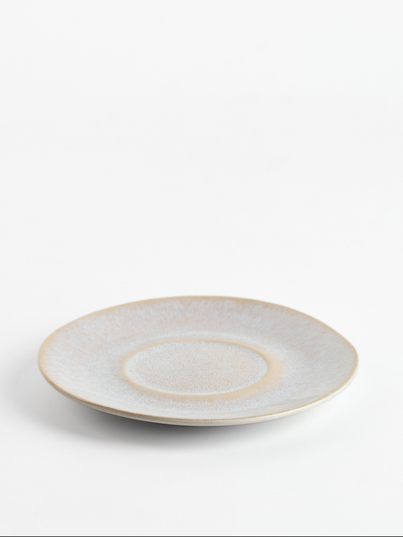 Блюдце "Фьорд" из каменной керамики айвори MBM MY HOME модель KP-134 IVORY Фото
