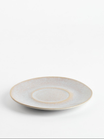 Блюдце "Фьорд" из каменной керамики айвори MBM MY HOME модель KP-134 IVORY Фото