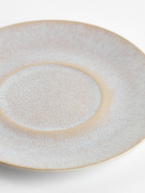 Блюдце "Фьорд" из каменной керамики айвори MBM MY HOME модель KP-134 IVORY Фото