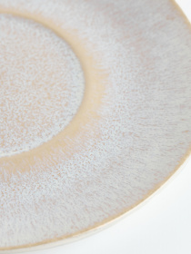 Блюдце "Фьорд" из каменной керамики айвори MBM MY HOME модель KP-134 IVORY Фото