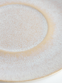 Блюдце "Фьорд" из каменной керамики айвори MBM MY HOME модель KP-134 IVORY Фото