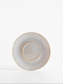 Блюдце "Фьорд" из каменной керамики айвори MBM MY HOME модель KP-134 IVORY Фото