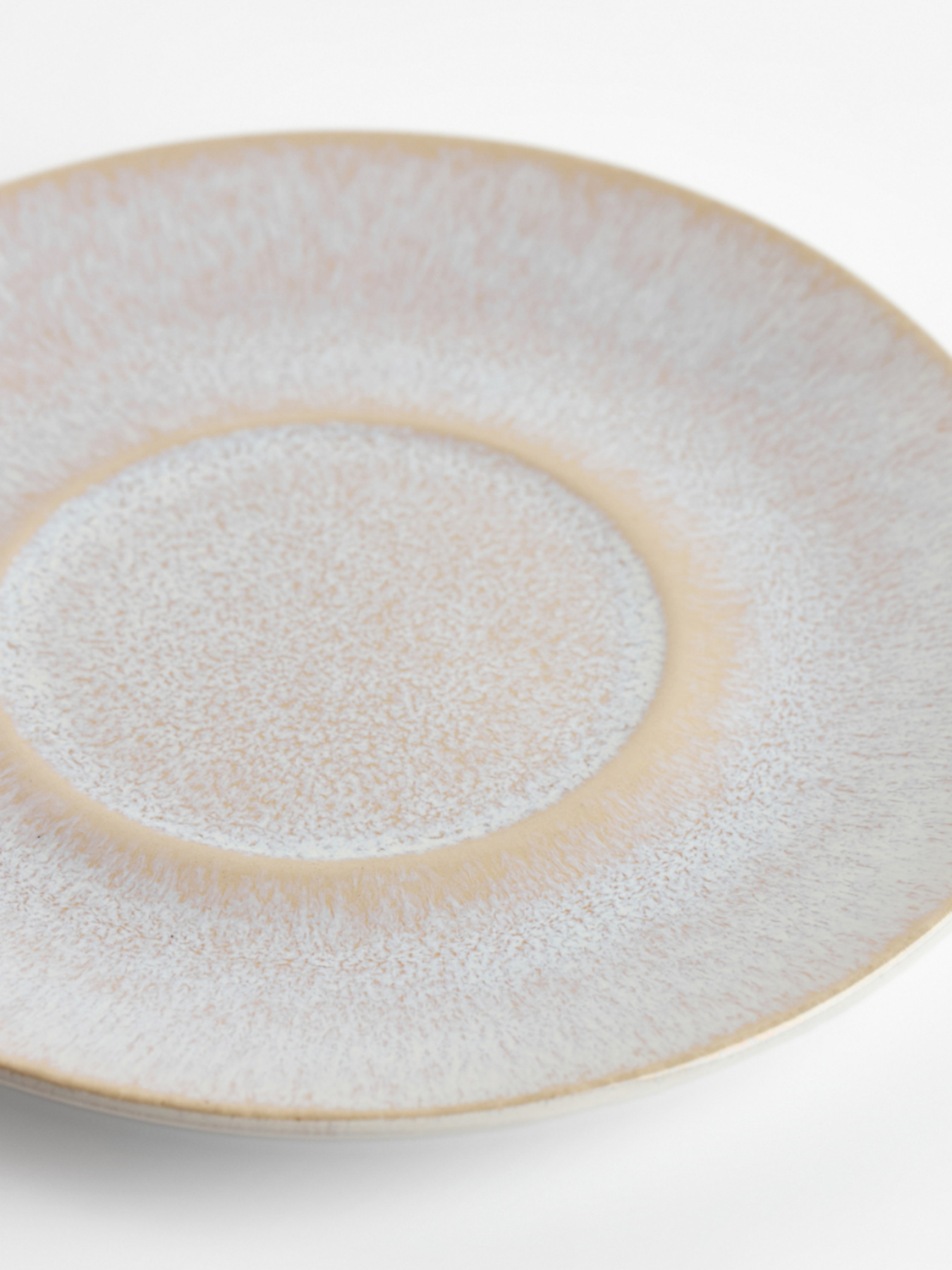 Блюдце "Фьорд" из каменной керамики айвори MBM HOME модель KP-134 IVORY Фото