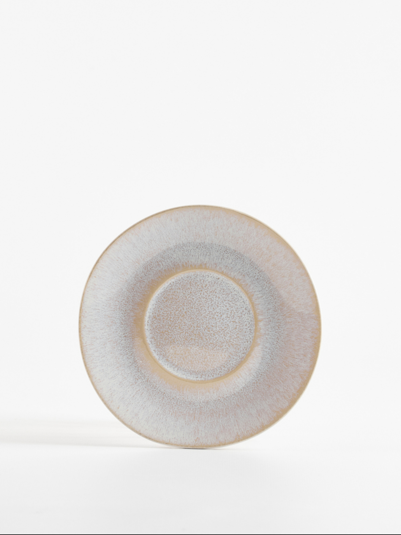 Блюдце "Фьорд" из каменной керамики айвори MBM HOME модель KP-134 IVORY Фото