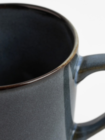 Кружка "Фьорд" из каменной керамики темно-синяя MBM MY HOME модель KP-125 DEEP BLUE Фото