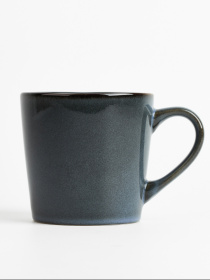 Кружка "Фьорд" из каменной керамики темно-синяя MBM MY HOME модель KP-125 DEEP BLUE Фото