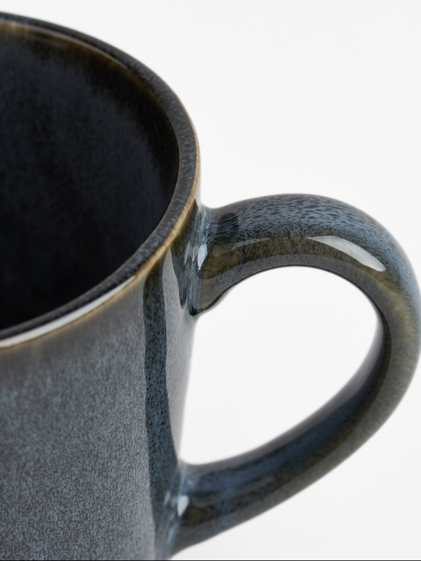 Чашка "Фьорд" из каменной керамики темно-синяя MBM HOME модель KP-133 DEEP BLUE Фото